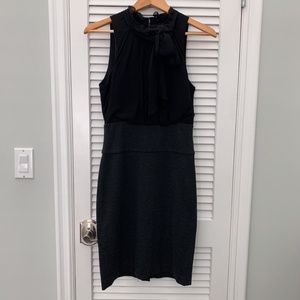 BCBG Mixed Media Sheath Dress - Size 4